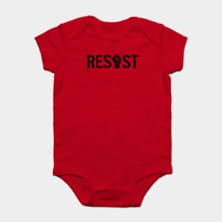 RESIST (fist clenched) Baby Bodysuit